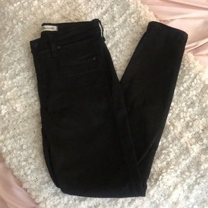 Madewell Black 10-inch High Riser Skinny